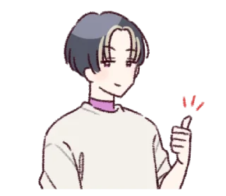 ❣️ emoji luv <//3 @plusikradom ٩(  ᵔᗜᵔ* )و Telegram sticker 11 of 35