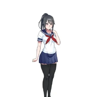 😕 emoji Ayano chan Telegram sticker 8 of 28