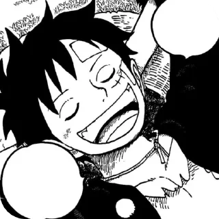 Sticker from ☆ﾟ⁠.⁠*⁠･⁠｡ﾟLuffy manga @microw