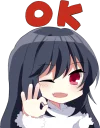 👌 emoji Bellezza Felutia :: @line_stickers Telegram sticker 9 of 40