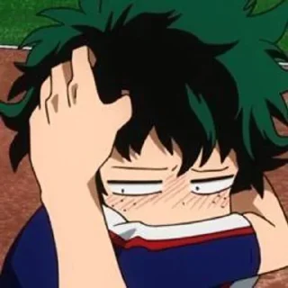 🌟 emoji izuku Telegram sticker 10 of 50