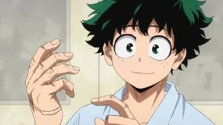 💚 emoji МИДОРИЯ ИЗУКУ/ДЭКУ @bokunha Telegram sticker 23 of 105