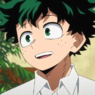 🌟 emoji Наш любимый Мидория💚 Telegram sticker 16 of 52