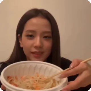 🍜 emoji jisoo :: @frdanvy Telegram sticker 5 of 40