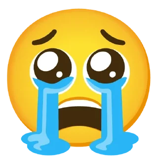 😭 emoji Anistik Telegram sticker 10 of 24