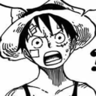 😮 emoji Luffy Telegram sticker 23 of 36