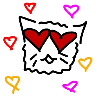😻 emoji нявчики 🐱 @s32r11ml Telegram sticker 7 of 26