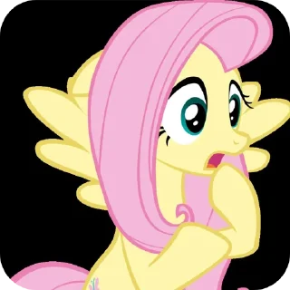 😰 emoji Флаттершай|плм| Telegram sticker 7 of 87