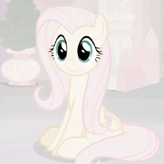 😍 emoji fluttershy 💋ྀི Telegram sticker 8 of 22