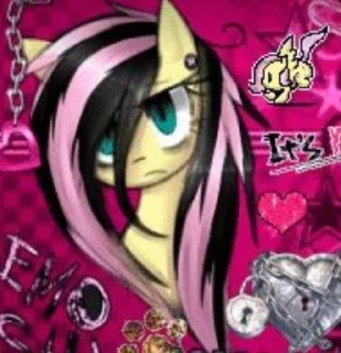 😪 emoji Флаттершай путешествует Telegram sticker 13 of 33