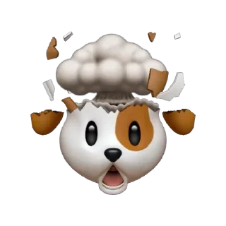 😧 emoji sobaki by @enennn4 Telegram sticker 7 of 17