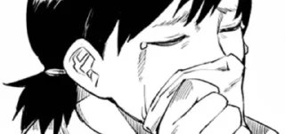 😢 emoji Jujutsu Kaisen from @somewherechannel Telegram sticker 24 of 120
