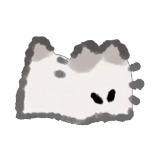 😾 emoji Furball kitten 🤍 @xkysluv Telegram sticker 23 of 47
