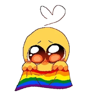 🏳‍🌈 emoji Милахи. Создатель  @Grisa16vo Telegram sticker 6 of 29
