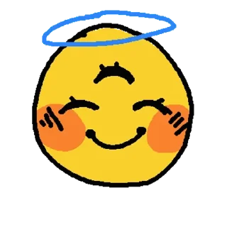 😇 emoji 🥺👉👈 Telegram sticker 9 of 29