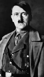 😐 emoji Eva Braun & Adolf Hitler Telegram sticker 11 of 20