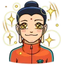 😍 emoji Modern Buddha Telegram sticker 9 of 35