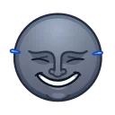 😂 emoji Moon Emoji @xkysluv Telegram sticker 8 of 61