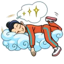 😴 emoji Modern Buddha Telegram sticker 14 of 35