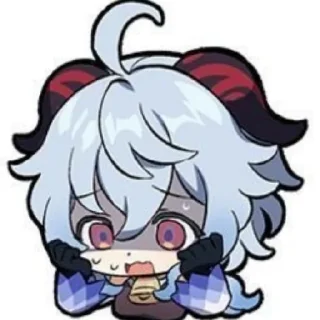 ❄️ emoji 💕Гань юй 💕(автор @Tapok_ezha) Telegram sticker 6 of 54