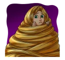 👸 emoji Rapunzel :: @TgSticker Telegram sticker 16 of 40