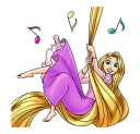 👸 emoji Rapunzel :: @TgSticker Telegram sticker 24 of 40