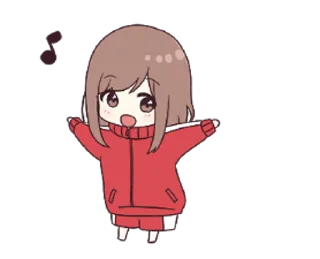 🎶 emoji Широ-тян 2 @nyasticks Telegram sticker 17 of 23
