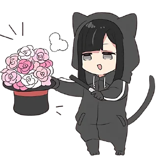 🎩 emoji Юрудура-тян 5 @Nyasticks Telegram sticker 12 of 41