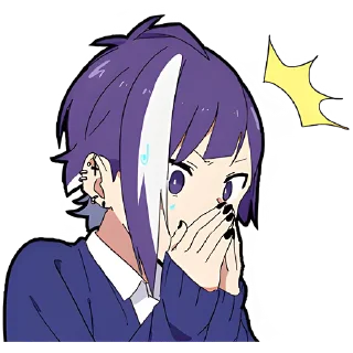 🫢 emoji Ленивая тян 2 @Nyasticks Telegram sticker 8 of 41