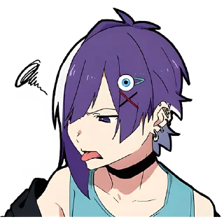 😣 emoji Ленивая тян 2 @Nyasticks Telegram sticker 11 of 41