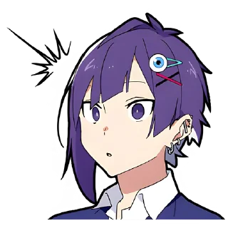 😯 emoji Ленивая тян 2 @Nyasticks Telegram sticker 7 of 41