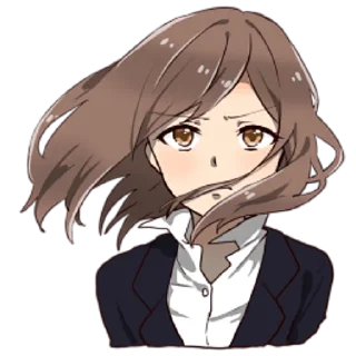 🤨 emoji Драма-тян @nyasticks Telegram sticker 21 of 41