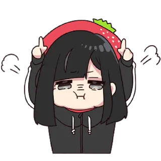 😊 emoji Юрудура-тян ч.3 @nyasticks Telegram sticker 18 of 41