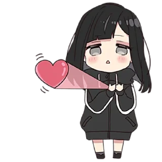 ❤️ emoji Юрудура-тян ч.6 @nyasticks Telegram sticker 22 of 41