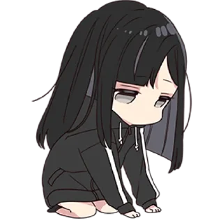 😔 emoji Юрудура-тян ч.6 @nyasticks Telegram sticker 19 of 41