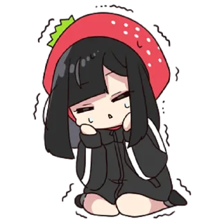 😒 emoji Юрудура-тян ч.3 @nyasticks Telegram sticker 23 of 41