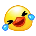 🤣 emoji Duck Emoji • @TgSticker Telegram sticker 6 of 105