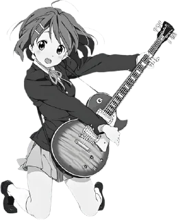 🎸 emoji #..𝗬𝘂𝗶 𝗛𝗶𝗿𝗮𝘀𝗮𝘄𝗮 | @onlysuo Telegram sticker 6 of 80