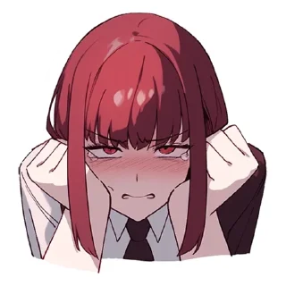 😣 emoji Chainsaw Man (@aiSTIKER) Telegram sticker 20 of 24