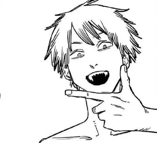 🤑 emoji Chainsaw man Telegram sticker 8 of 48