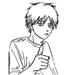 👍 emoji Сhainsaw Man Telegram sticker 15 of 33
