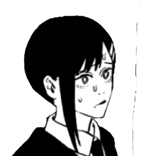 😰 emoji Сhainsaw Man Telegram sticker 19 of 33