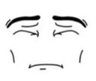 😣 emoji Roblox man face Telegram sticker 12 of 23