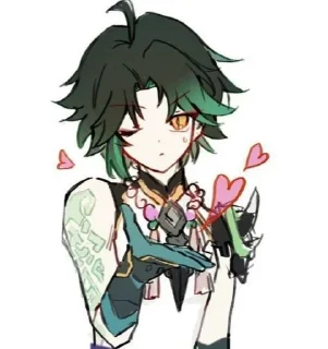 💫 emoji xiao ; @omoristc Telegram sticker 23 of 60