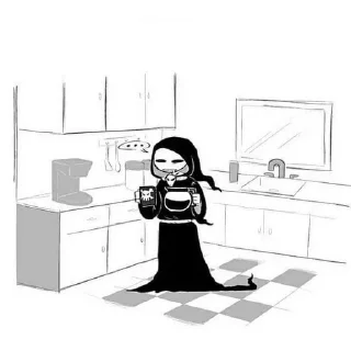 ☠️ emoji 𝖱𝖾𝖺𝗉𝖾𝗋 𝗌𝖺𝗇𝗌 🛐 Telegram sticker 22 of 35