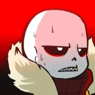 🤩 emoji Fell!sans underverse ⊹ @Ruzi_heh Telegram sticker 9 of 55