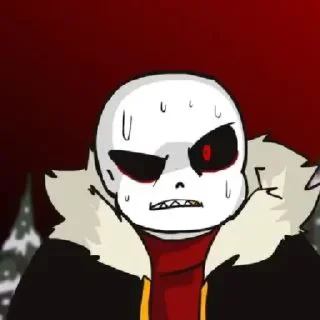 🤩 emoji Fell!sans underverse ⊹ @Ruzi_heh Telegram sticker 17 of 55
