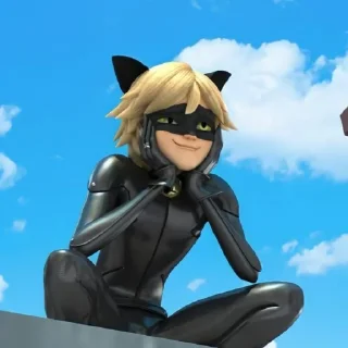 😻 emoji ladybug and super cat Telegram sticker 18 of 70