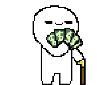 💵 emoji Pixels ✨ Telegram sticker 5 of 13