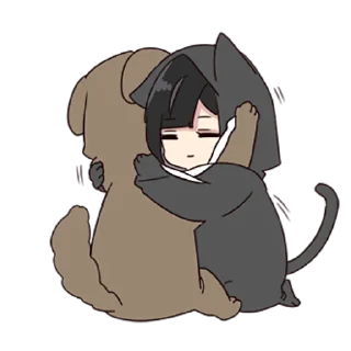 🤗 emoji Юрудура-тян ч.2 @nyasticks Telegram sticker 10 of 41